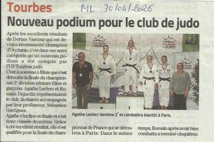Nouveau podium pour le club
