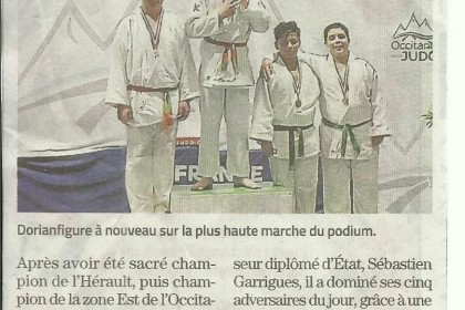 Dorian Vamour sacré champion d'Occitanie