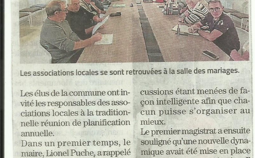 Echange avec la municipalité