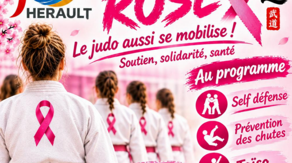 Octobre Rose 2026 : le judo se mobilise dans l’Hérault
